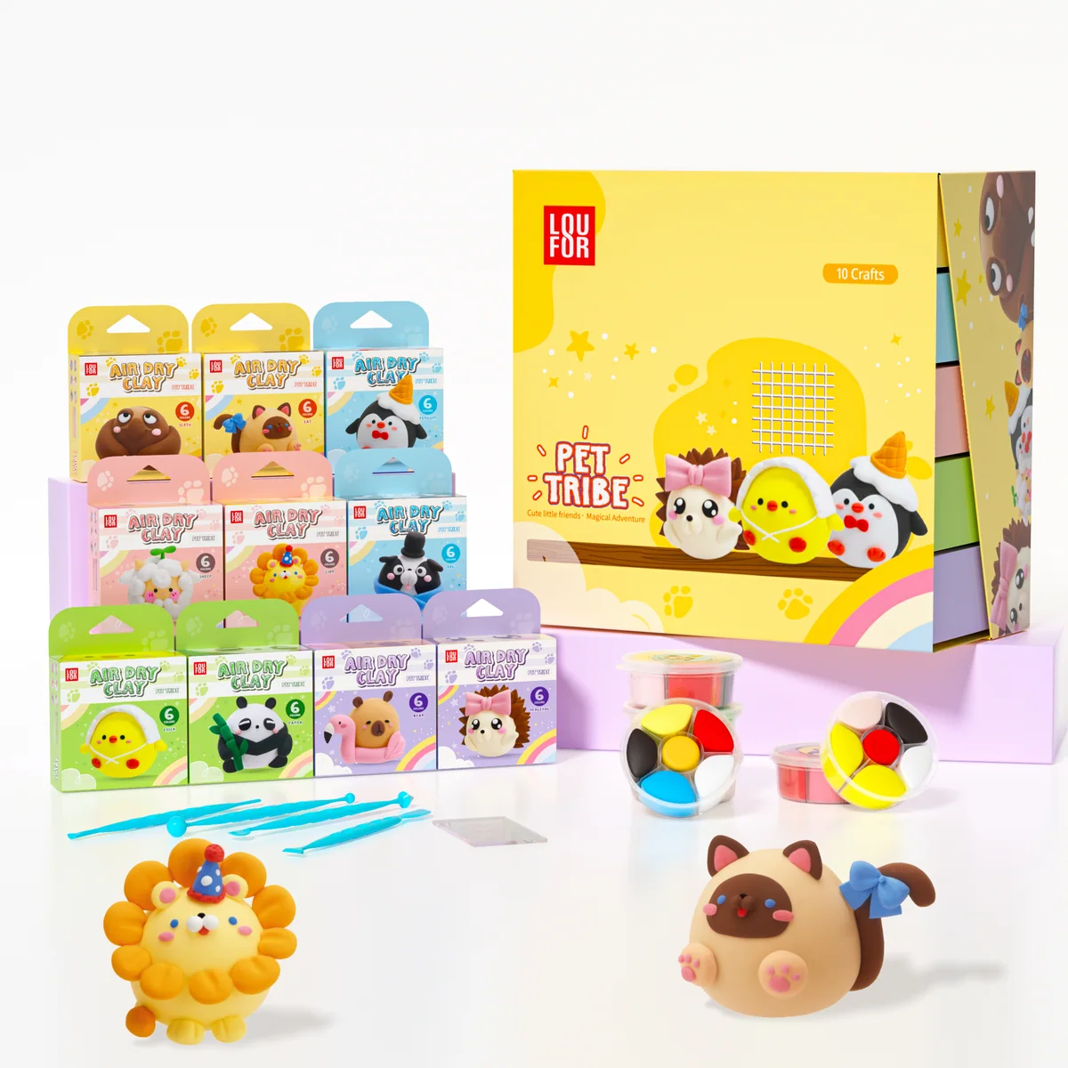 Pet Tribe Loufor air dry clay kit